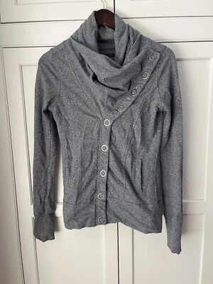 Brooklyn Industries Chaqueta Cuello Capucha Asimétrica Mujer’s Talla XS gris algodón Foto 1 de 4