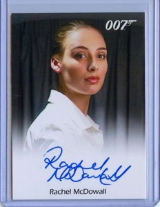 2016 RACHEL MCDOWALL James Bond Classics 007  Full Bleed Autograph