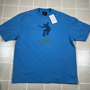 T-shirt Jordan x Union LA Equator blu manica corta uomo grande DM2839-483 nuova - Foto 1 di 5