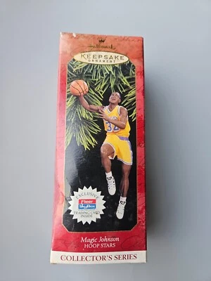 De colección 1997 Hallmark Magic Johnson Ornamento Recuerdo NBA Baloncesto Leyenda Foto 1 de 3