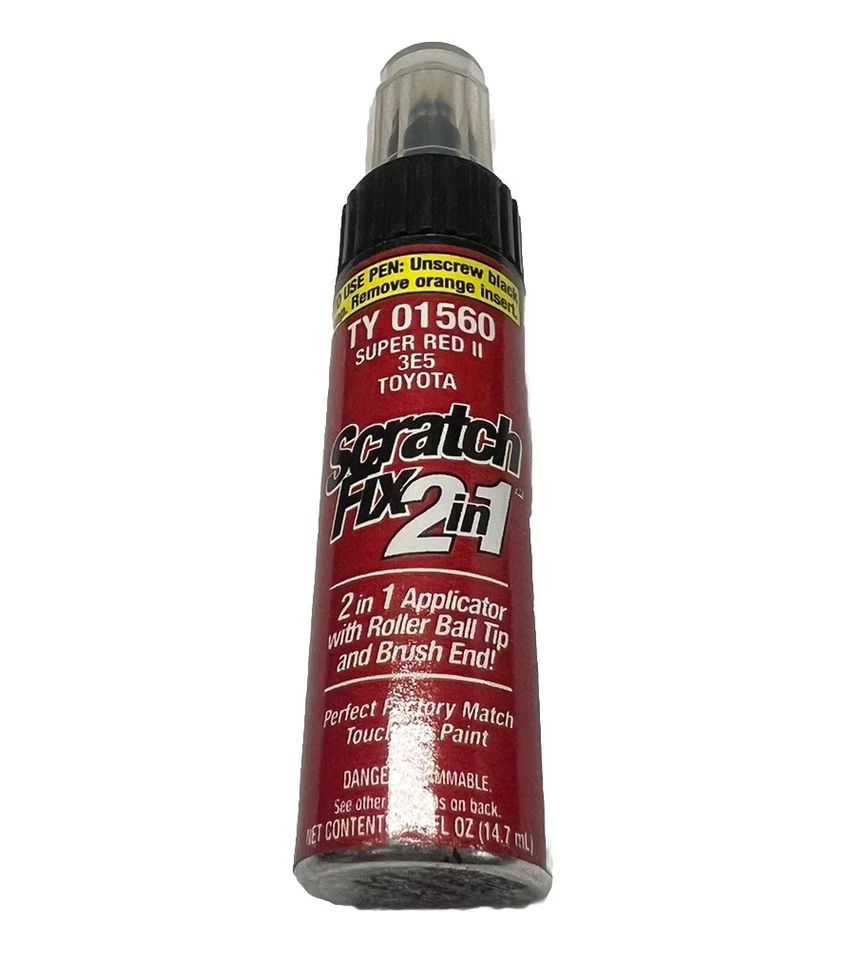 NEW Duplicolor 2in1 Touch Up Paint Scratch Fix 3E5 TY 1560 Toyota Super Red II - Image 1 of 1