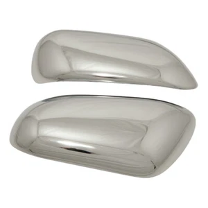 JAGUAR XK8 MIRROR COVERS PAIR CHROME 1996-2008 XK8/MC/P - Picture 1 of 4