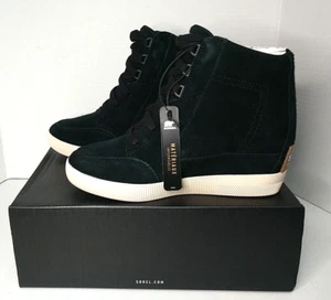 Sorel Womens Out N About Wedge Bootie Black Size 8 NEW IN BOX - Picture 1 of 6