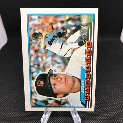 ⚾️1989 Topps Big Atlee Hammaker San Francisco Giants #21 - Image 1 of 2