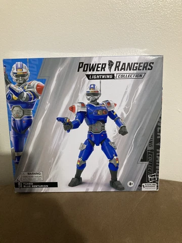 Power Rangers Lightning Collection Turbo Blue Senturion Deluxe Figure NIB Cover