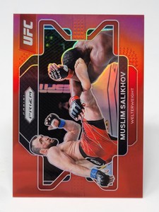 2022 Panini Prizm UFC Red Prizm /299 Muslim Salikhov #38