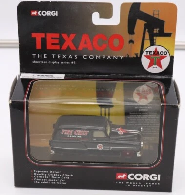 Corgi Texaco Showcase Series Diecast Pontiac Van Texaco Fire Chief Gasoline -NIP - Image 1 of 4
