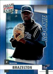 2002 Donruss Best of Fan Club Rookie #209 Dewon Brazelton /1350 Rays Numbered RC - Picture 1 of 2