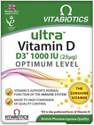 Vitabiotics | Ultra Vitamin D3 Tablets | 3 x 96s 