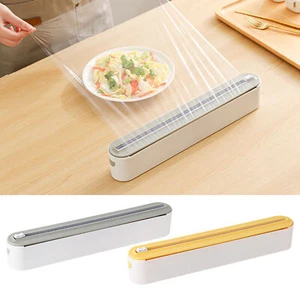 Magnetic Refillable Wrap Dispenser Cutter Aluminum Foil Kitchen Tool, No Film - Picture 1 of 13