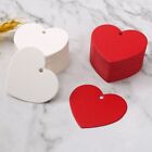 100pcs Heart Shaped Wedding Gift Cards Hanging Decoration Gift Labels