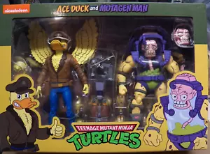 NECA TMNT Ace Duck and Mutagen Man cartoon figures 2 pack NEW! - Picture 1 of 3