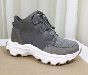 NEW SOREL Kinetic Breakthru Caribou Waterproof Boot US 11 Grey Quarry/Sea Salt - Picture 1 of 16