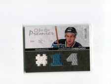 2007-08 O-Pee-Chee Premier Remnants Jonathan Cheechoo Triple Jersey