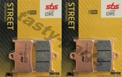 YAMAHA YZF-R1M R1M 2015-2025 SBS Sintered Front Brake Pads Set 634HS - Image 1 of 2