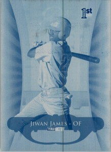 2010 TriStar Pursuit JIWAN JAMES #44 Rookie Press Plate 1/1