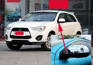 Chrome Side Mirror Cover Trim for 2011-2015 Mitsubishi Outlander Sport/ASX - Picture 1 of 3