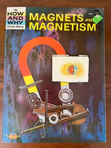VTG 1970 How and Why Magnets and Magnetism Wonder Book Paperback FREE SHIP in US - Picture 1 of 5