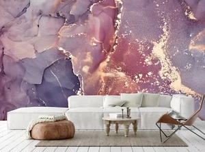 Marmor Textur Wandbild Fototapete Abstrakte Kunst Schlafzimmer Modernes Dekor - Bild 1 von 9