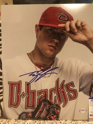 TYLER SKAGGS Signed Autograph 11x14 Photo Picture Arizona Diamondbacks PSA/DNA - Image 1 of 3