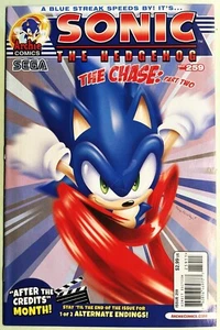 SONIC The HEDGEHOG Comic Book #259 June 2014 THE CHASE 1ST Edit Bagged Board FN - Picture 1 of 3