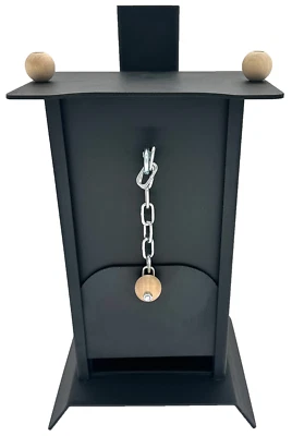 Mini quemador de turba estufa de leña pequeña para leña y carbón Foto 1 de 4