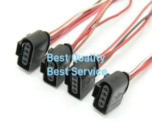 4Pin Ignition Coil Connector Harness Plug Wiring For Audi A4 S3 Q5 Q7 R8 3.0T - Picture 1 of 8