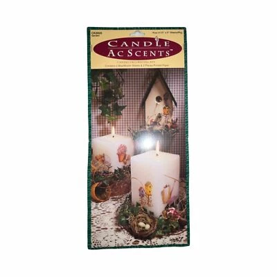 NIP Candle Ascents Garden 2 Wax Muslin Sheets Paper Candle Making Decorating - Image 1 of 4