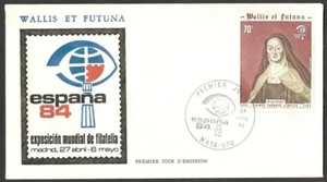 (AOP) WALLIS & FUTUNA #315 FDC 1984 ESPANA 84 Stamp Exhibition - Picture 1 of 1