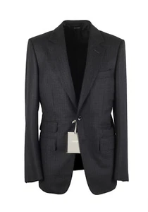 TOM FORD Buckley Blue Checked Suit Size 48 / 38R U.S. Wool Cashmere New With ... - Picture 1 of 7