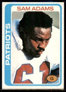 1978 Topps Sam Adams #201 New England Patriots - Picture 1 of 2