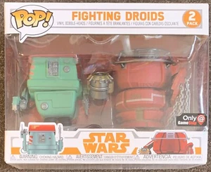 Star Wars Fighting Droids Funko Pop Vinilo Paquete de 2 Solo en Gamestop Nuevo - Imagen 1 de 2