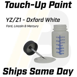 YZ/Z1 Oxford White - 1 Oz Touch Up Paint Kit w/ Brush for Ford Lincoln Mercury - Picture 1 of 5