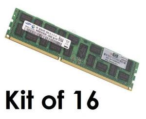 16x HP 8GB 500205-071 595097-001 500662-B21 KTH-PL313 8 ECC RAM PC3-10600R 128GB - Bild 1 von 1