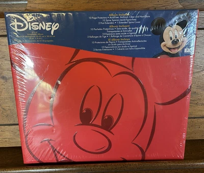 NEW In Wrap Disney Mickey Mouse 8 x 8 EK Success Red 10 Pages Scrapbook Album - Image 1 of 2