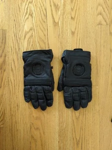 Harley Davidson Gloves Insulated Black Leather Men’s Large - M27 - Bild 1 von 5