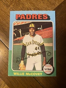 1975 topps baseball mini. Willie McCovey Card #450 NM - Picture 1 of 3