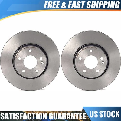 Передние высокопроизводительные оригинальные тормозные диски Brembo для Mercedes-Benz E300 1998-1999 годов выпуска - Изображение 1 из 4