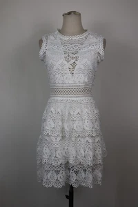 GUESS Kleid Frau Gr. S Frau Casual Vintage Kleid aus Spitze Reißverschluss - Bild 1 von 12