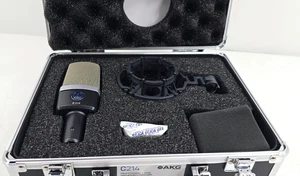 Micrófono condensador profesional con cable AKG C214 - Imagen 1 de 13