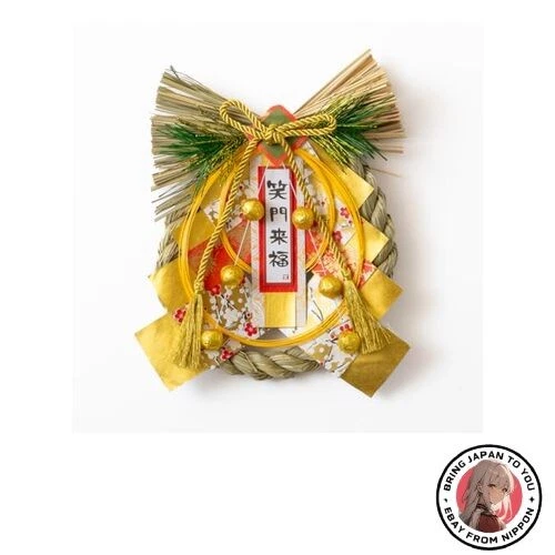 Nuevo Hideshime Decoración Año Nuevo Shimenawa Entrada Corona Kinju Cereza Foto 1 de 1