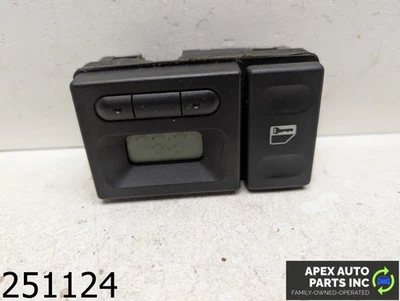 Land Rover Discovery 2001 fabricante de equipos originales reloj digital 4,0 L y botón de peligro Foto 1 de 4