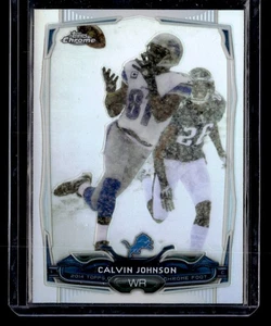 2014 Topps Chrome #98 Calvin Johnson Refractor - Bild 1 von 2