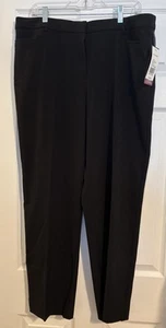 Kim Rogers No Gap Waist Womens Flat Front Career Casual Pants Sz 16S Trouser NWT - Picture 1 of 19