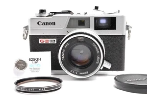 [Exc+4] Messgerät funktioniert!  Canon Canonet QL17 Silber 35mm Film Rangefinder aus JAPAN - Bild 1 von 18