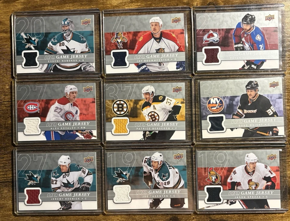 2008-09 Ud Game Jersey Lot Of 19 Foto 1 de 4