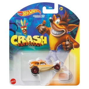 Hot Wheels Character Cars Crash Bandicoot 1:64 Scale Vehicle - Picture 1 of 1