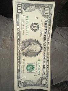 1977 100 Dollar Bill - Picture 1 of 3