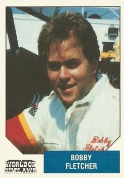 Bobby Fletcher 1987 World of Outlaws - #48 - - Image 1 of 2