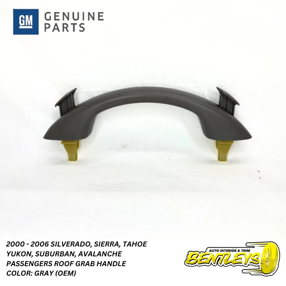 Silverado Sierra Tahoe Yukon 2000-2006 pasajeros delanteros techo agarre mango gris Foto 1 de 4